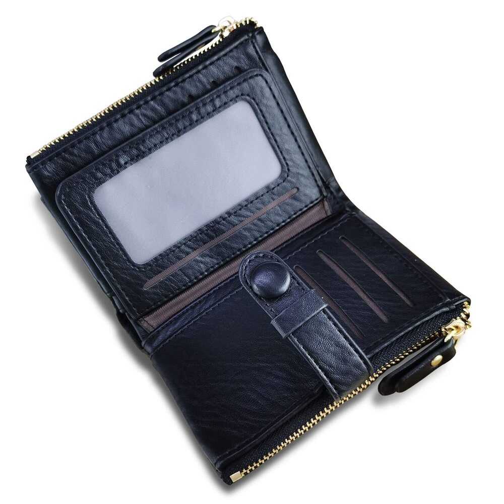 3984 Wallets Leather Wallets Rfid Small Wallet Billfolds ,Trifold Mini